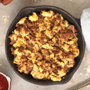 Egg with Meat