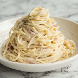 Spaghetti with Cream